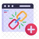 Weblink Hyperlink Backlink Icon