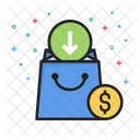 Flecha Comercio Dolar Icon