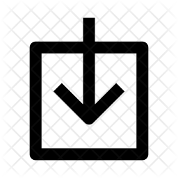 Inside Icon - Download in Line Style