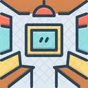 Inside Coach Bogie Seat Train Seat Icon