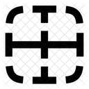 Inside Horizontal Border Icon