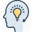 Insight Brainstorm Bulb Creativity Idea Innovation Lightbulb Think Icon