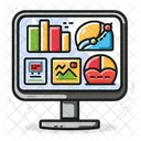 Idea Chart Analytics Icon