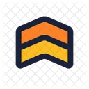 Grade Militaire Insigne Grade Icône
