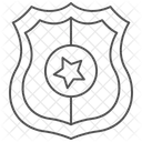 Insigne de sécurité  Icône