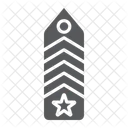 Militaire Chevron Uniforme Icône