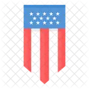 Shield America Independence Day Icon