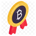 Insignia de bitcoin  Icono