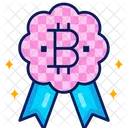 Insignia de bitcoin  Icono