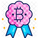 Insignia de bitcoin  Icono