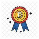 Insignia de bitcoin  Icono