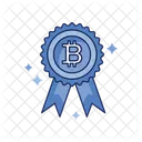 Insignia de bitcoin  Icono