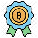 Insignia de bitcoin  Icono