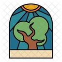 Insignia del arbol  Icono