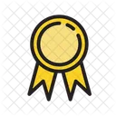 Insignia De Cinta Premio Ganador Icono