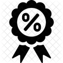 Insignia de descuento  Icono