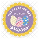 Insignia De Feliz Pascua Emblema De Pascua Logotipo De Pascua Icono