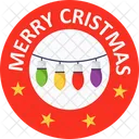 Insignia De Feliz Navidad Insignia De Navidad Insignia Icon