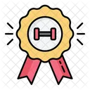 Insignia de fitness  Icono