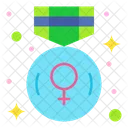 Insignia De Genero Genero Mujeres Icono