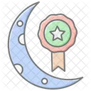 Insignia de media luna y estrella  Icono