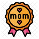 Insignia de la mejor mamá  Icono