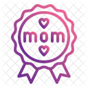 Insignia de la mejor mamá  Icono