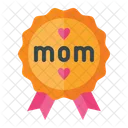 Insignia de la mejor mamá  Icono