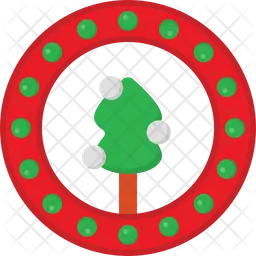 Insignia de navidad  Icono