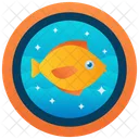 Insignia De Pesca Recompensa Marcador Icon