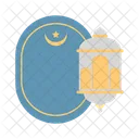 Insignia Ramadan Islamica Icono