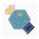 Insignia Ramadan Islamica Icono