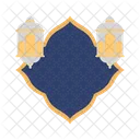 Insignia Ramadan Islamica Icono