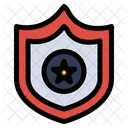 Policia Sheriff Escudo Icon