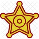 Insignia De Sheriff Insignia Ley Icon