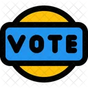 Insignia De Voto Voto Insignia Icono