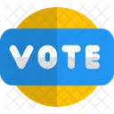 Insignia De Voto Voto Insignia Icono