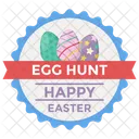 Vector De Insignia De Evento Insignia De Feliz Pascua Emblema De Pascua Icono