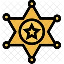 Sheriffs Insignia Pandilla Icono