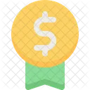 Insignia del dólar  Icono