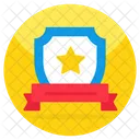 Escudo De Estrella Insignia De Escudo Emblema De Escudo Icono