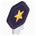 Insignia De Estrella Insignia De Calidad Insignia De Cinta Icon