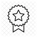 Insignia De Estrella Insignia Logro Icono