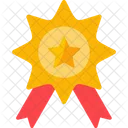 Insignia De Estrella Premio Medalla Icono