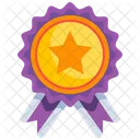 Insignia De Ganador Insignia De Estrella Insignia De Premio Icon