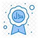 Insignia Islamica Islam Halal Icono