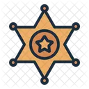 Insignia De Sheriff Insignia Emblema Icono