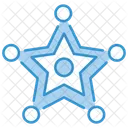 Insignia Del Sheriff Icon