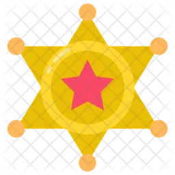 Insignia del sheriff  Icono