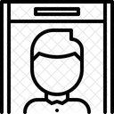 Inspecao Quadro Detector De Metais Ícone